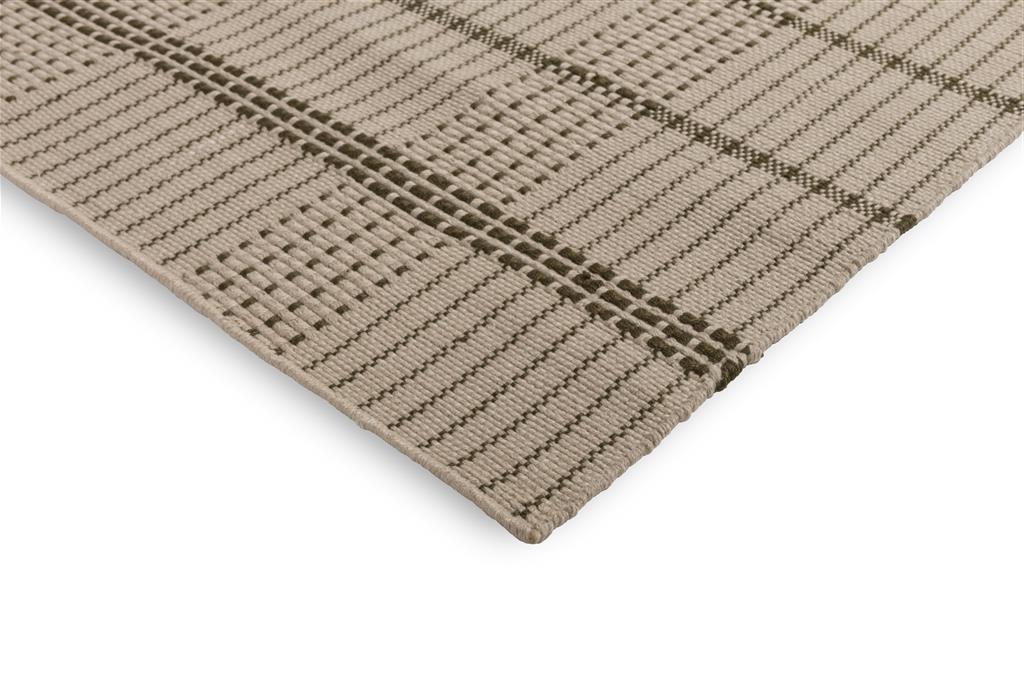 Tapis d’extérieur Zona olive motif point | Taille: 140 × 200 cm