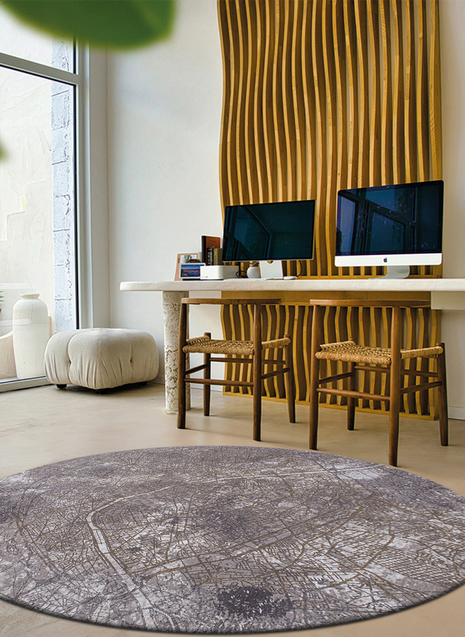 Green Meadows rond tapijt | Maat: Ø 240 cm