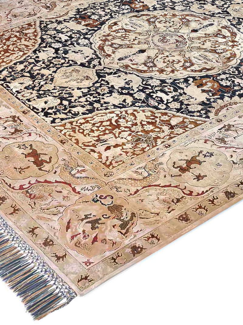 Tapis de luxe noué à la main Gold