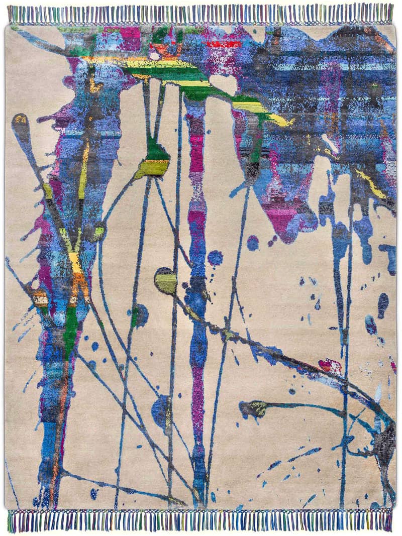 Eco handgemaakt luxe tapijt | Maat: 300 × 400 cm