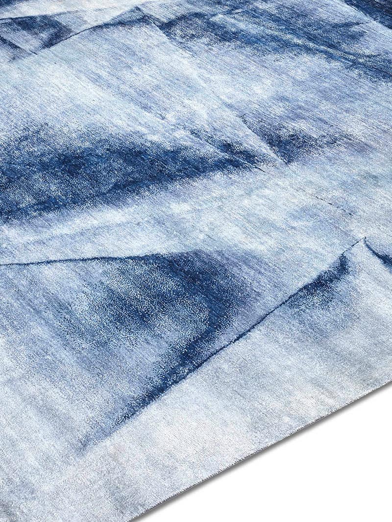 Tapis noué à la main Navy Blue