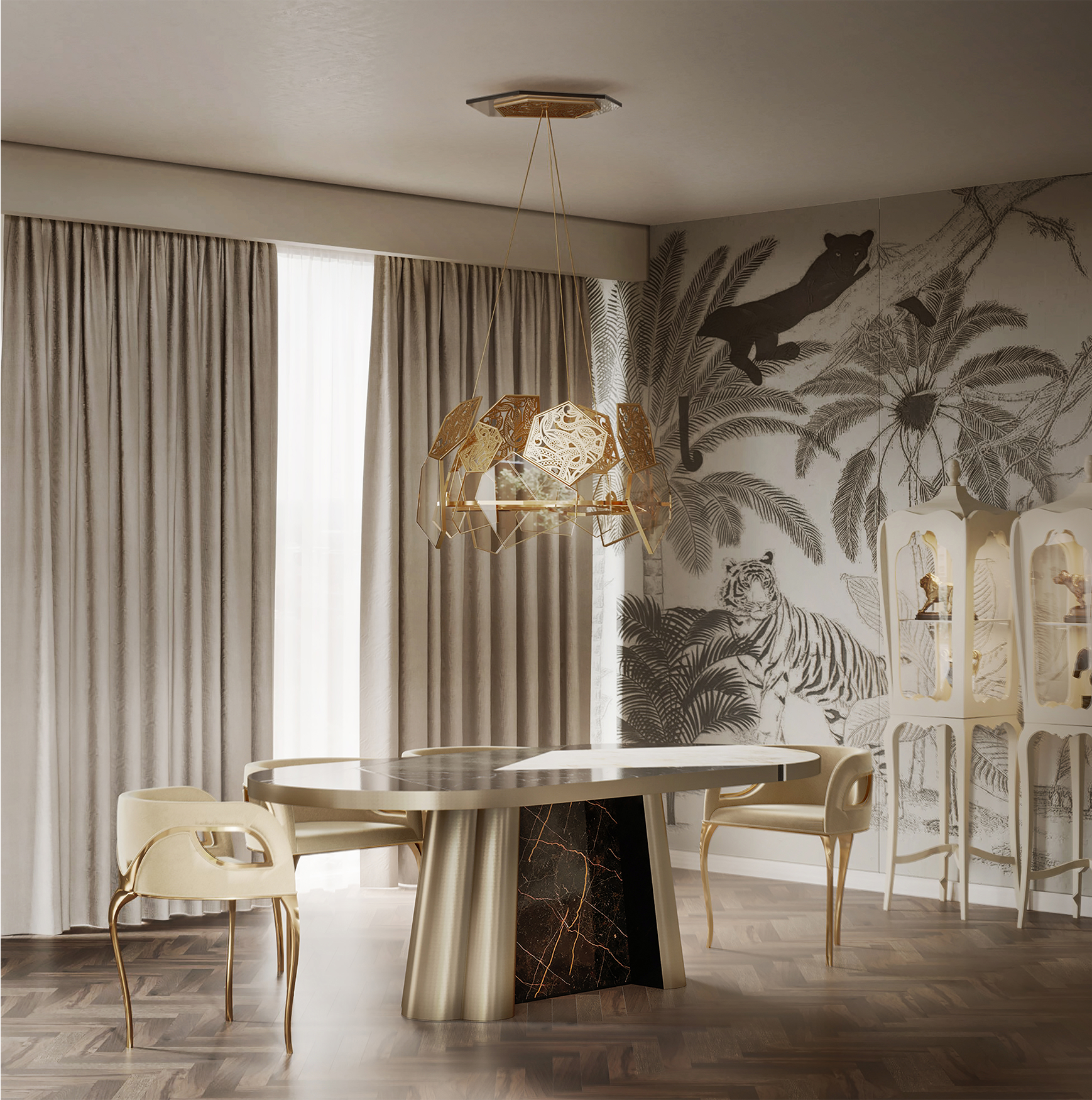 Chandra luxe accentstoel
