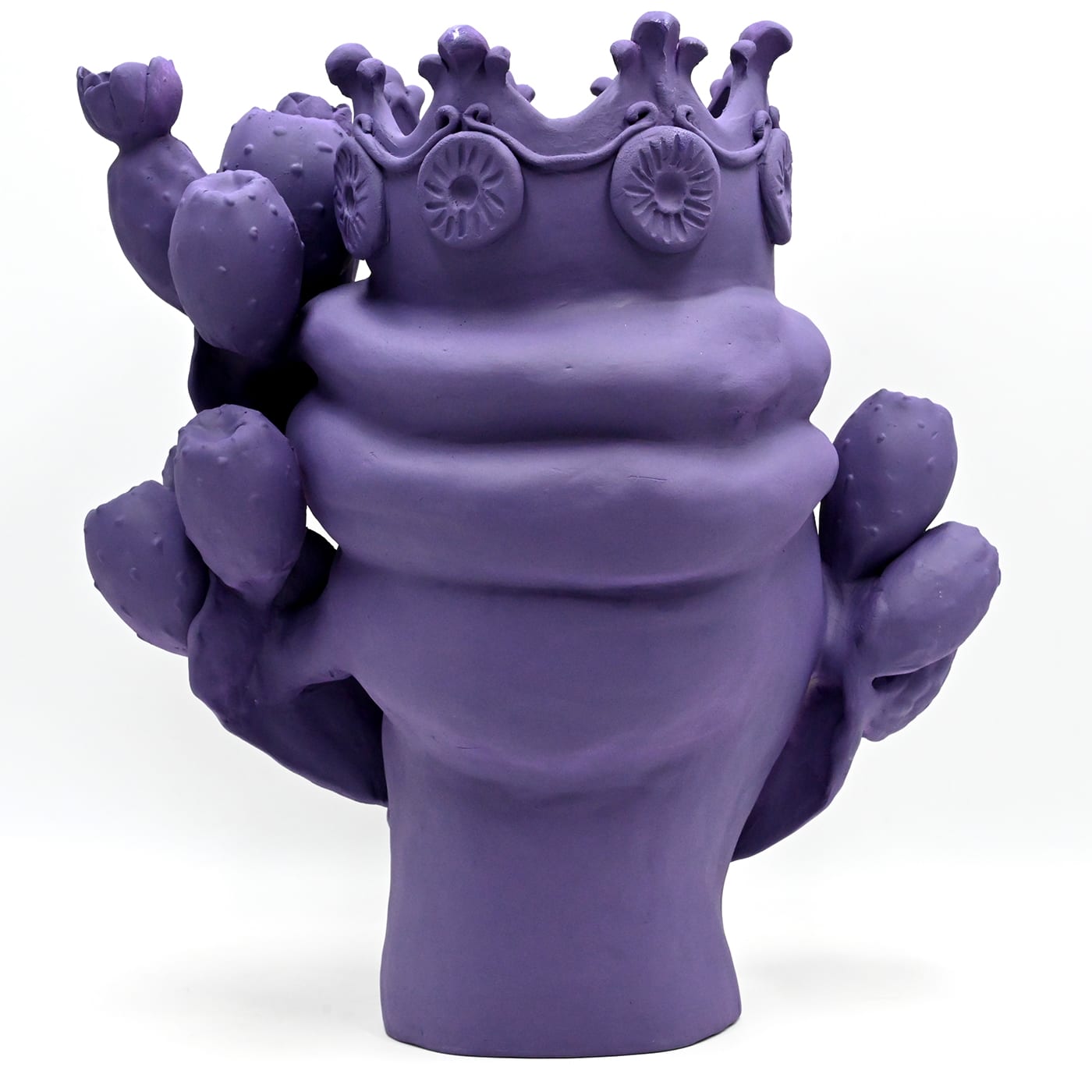 Sculpture violette Moorkop