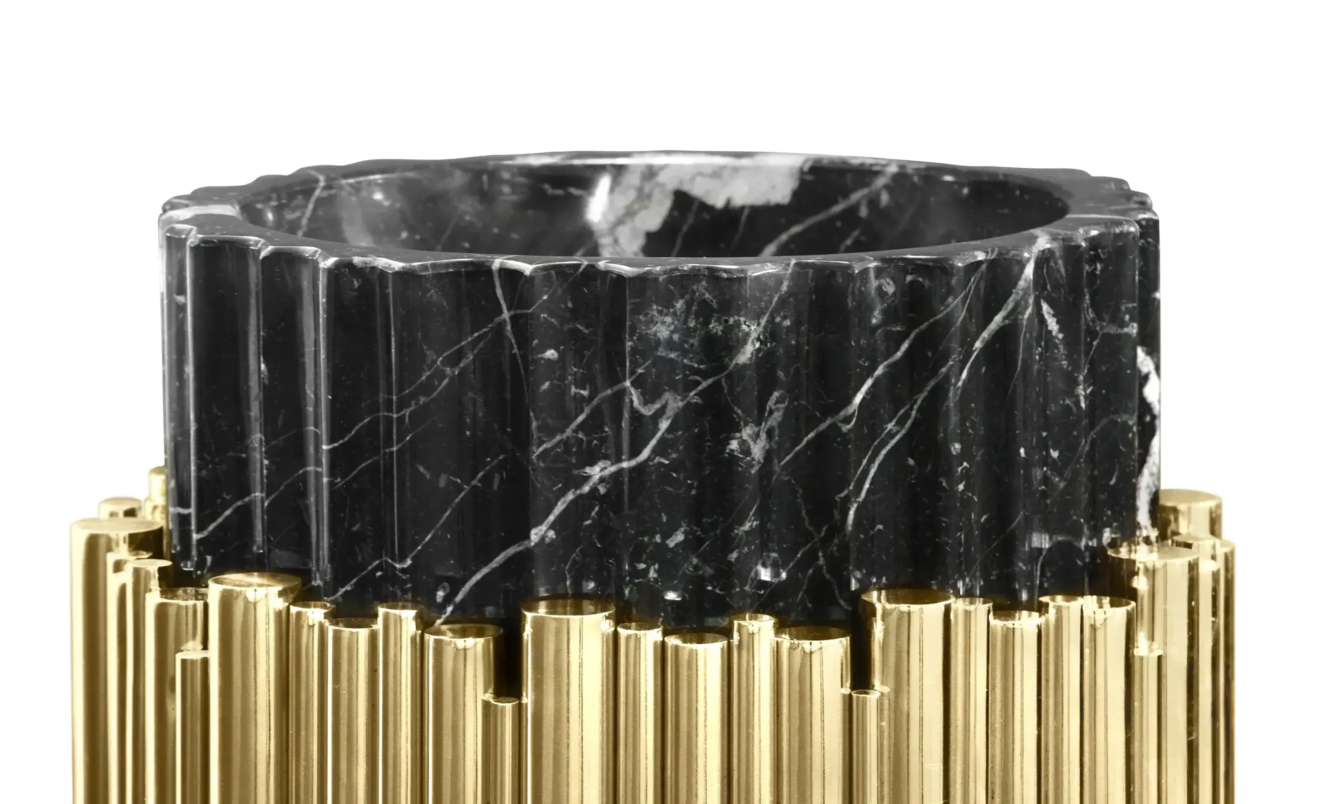 Lavabo Harmony noir/or