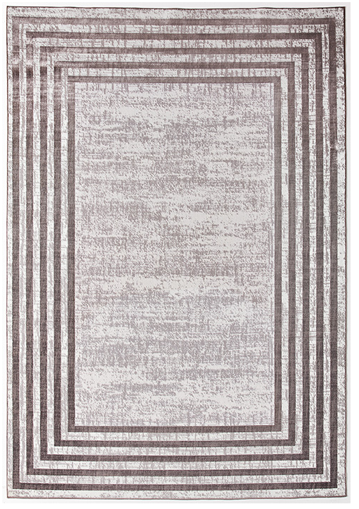 Turks Border tortora tapijt | Maat: 160 × 230 cm