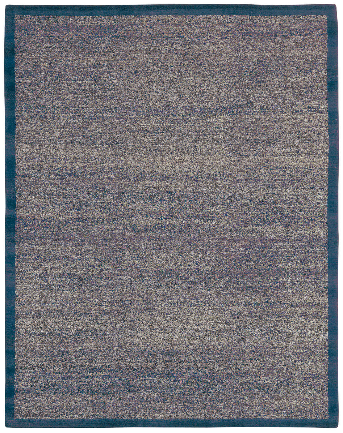 Mauro Border blauw vloerkleed