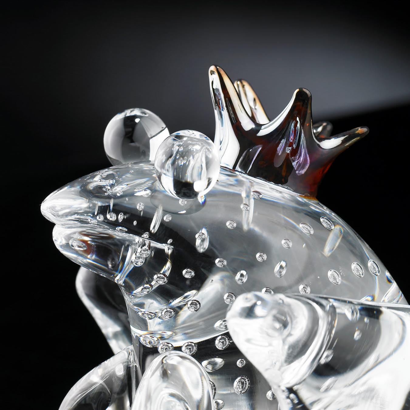 Figurine prince en verre