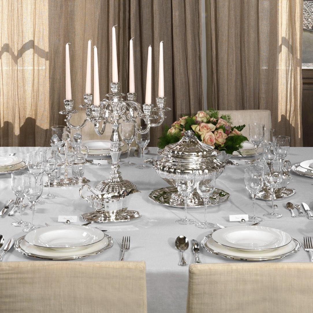 Royal verzilverde kandelaar | Configuratie: 5-Lights Royal verzilverde kandelaar | Configuratie: 5-Lights