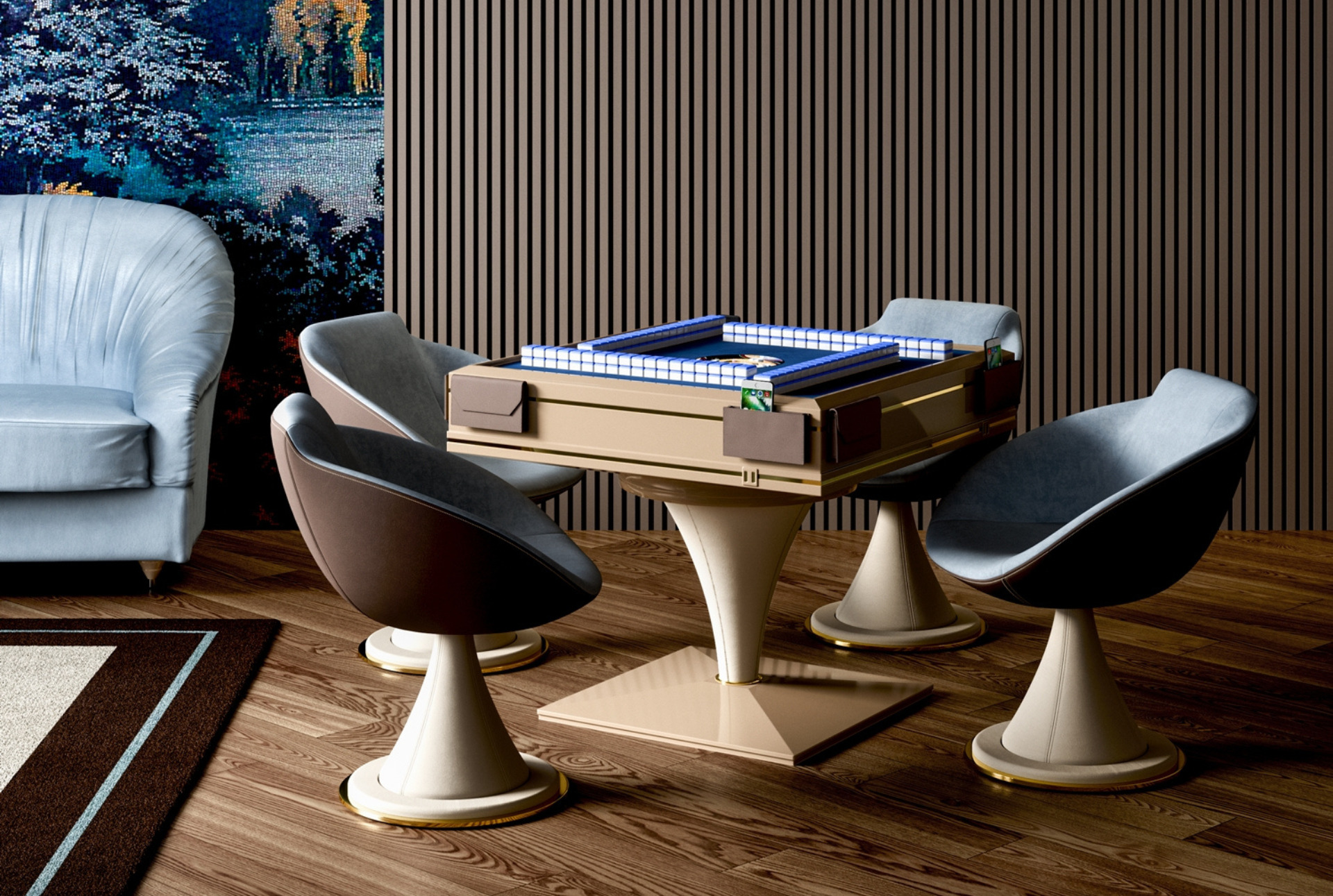 Table de Mahjong Automatique Posh
