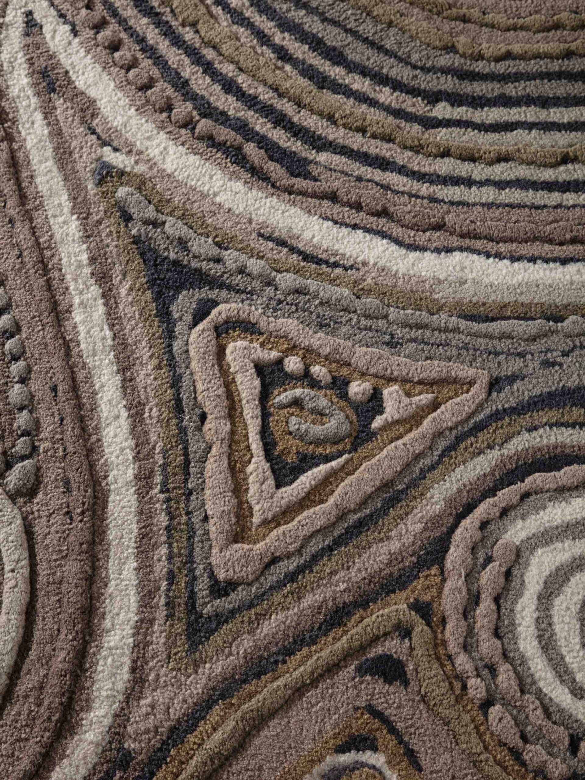 Grand tapis Sushi multicolore