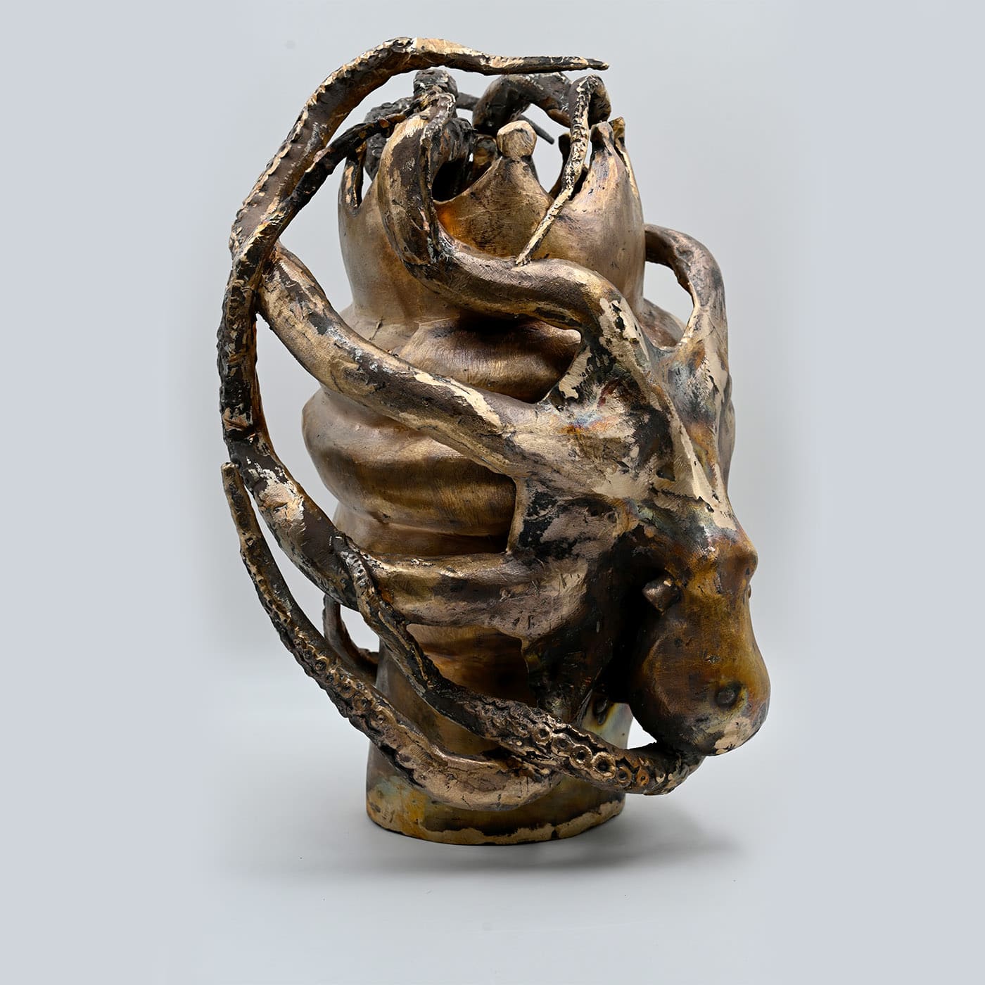 Sculpture artisanale en bronze