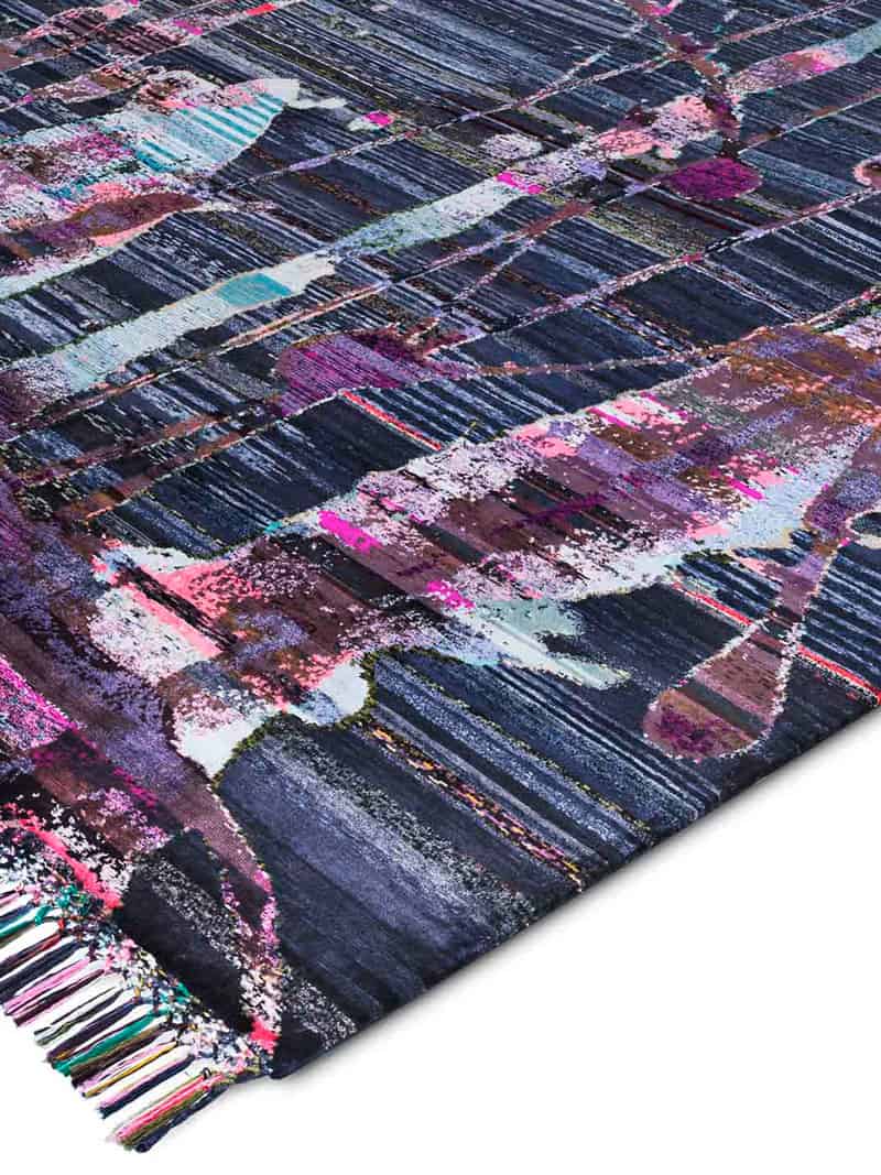 Eco handgemaakt luxe vloerkleed