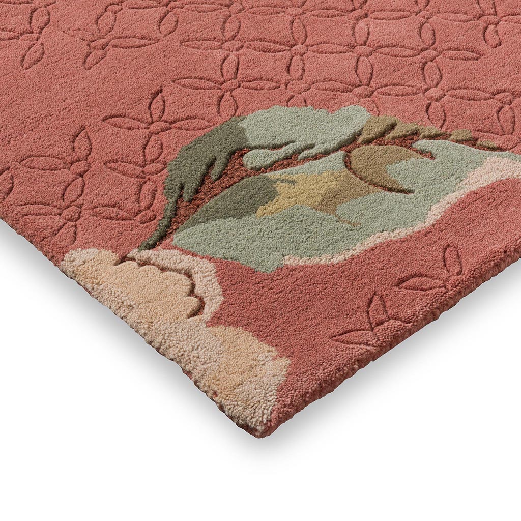 Aylworth Trail terracotta oranje tapijt | Maat: 200 × 280 cm