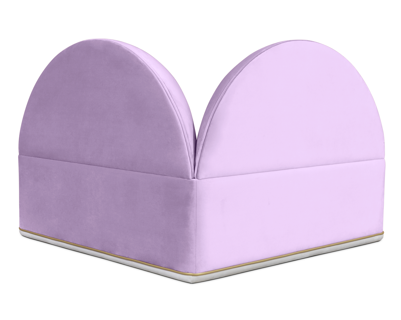Levendige regenboog lounge bank