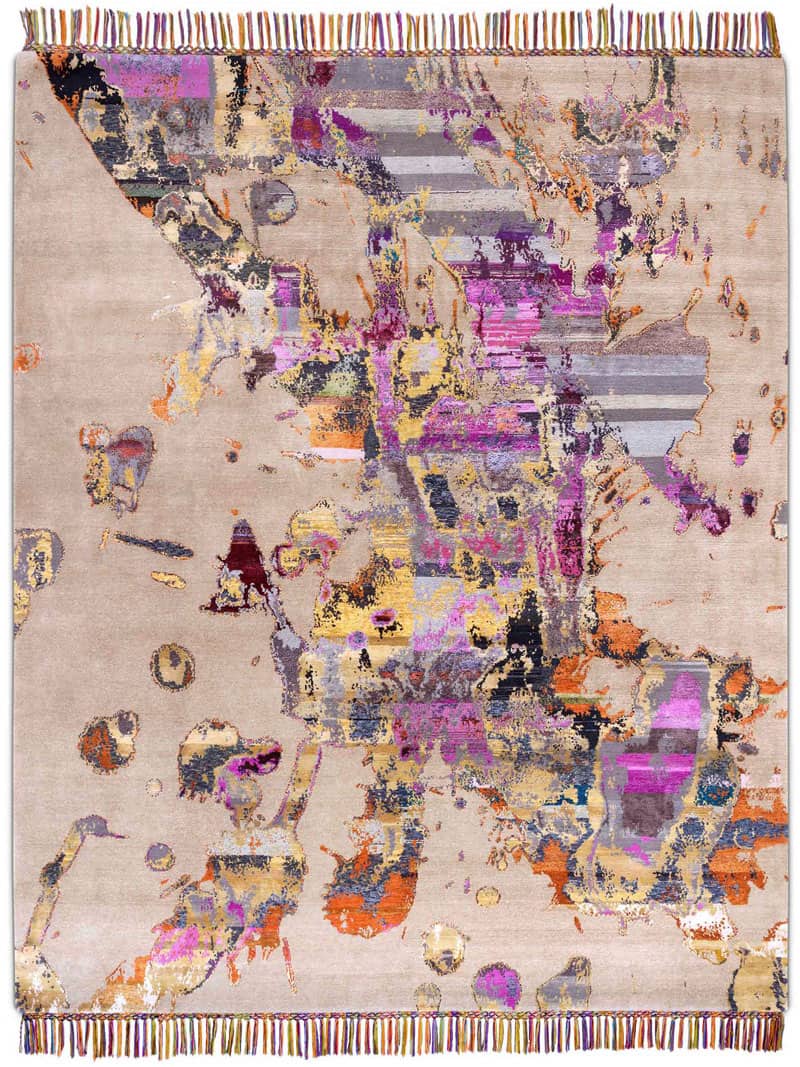 Tapis de luxe fait main Eco | Taille: 365 × 457 cm