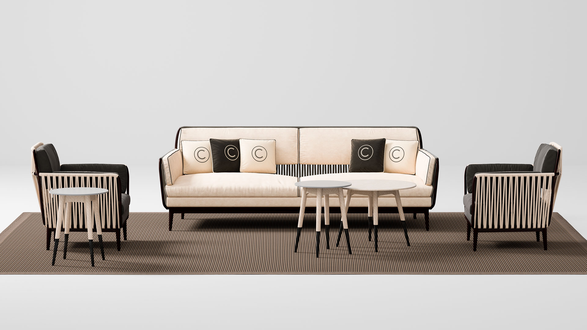 Canapé beige