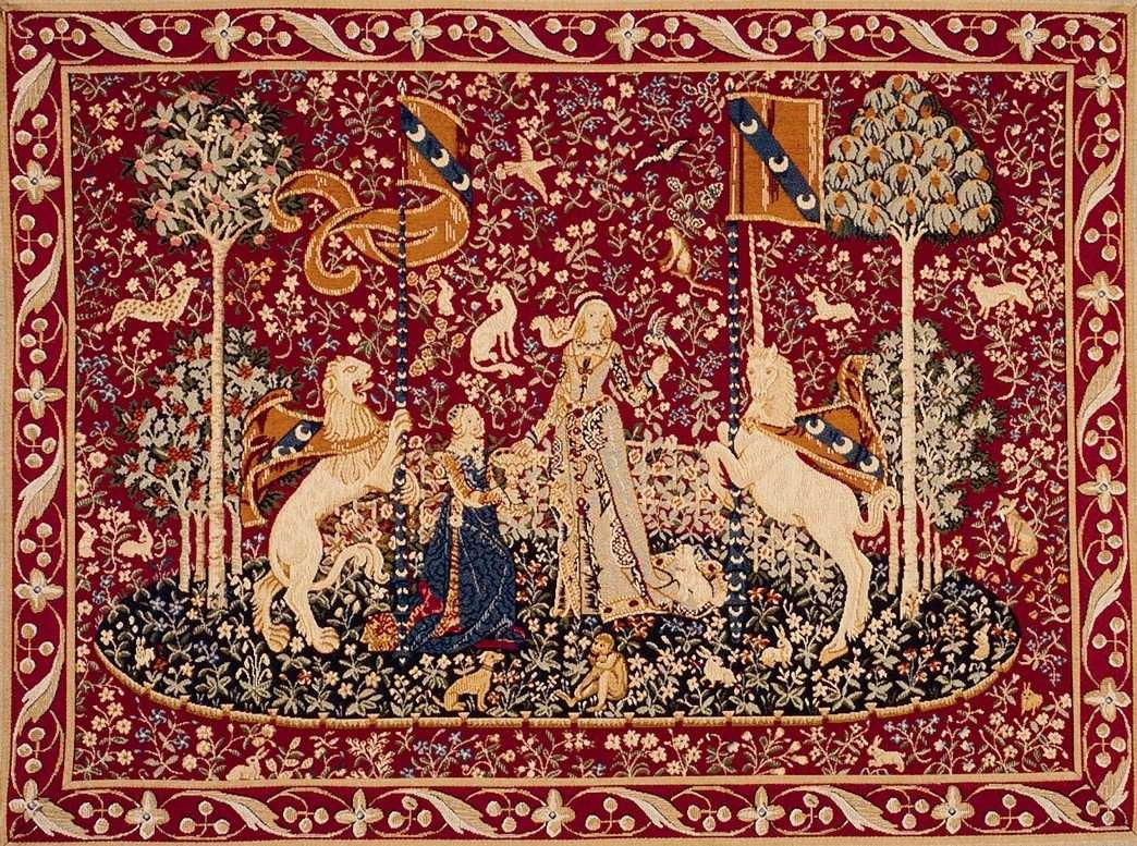 Tapisserie murale Le Goût avec bordure | Taille: 50 × 67 cm
