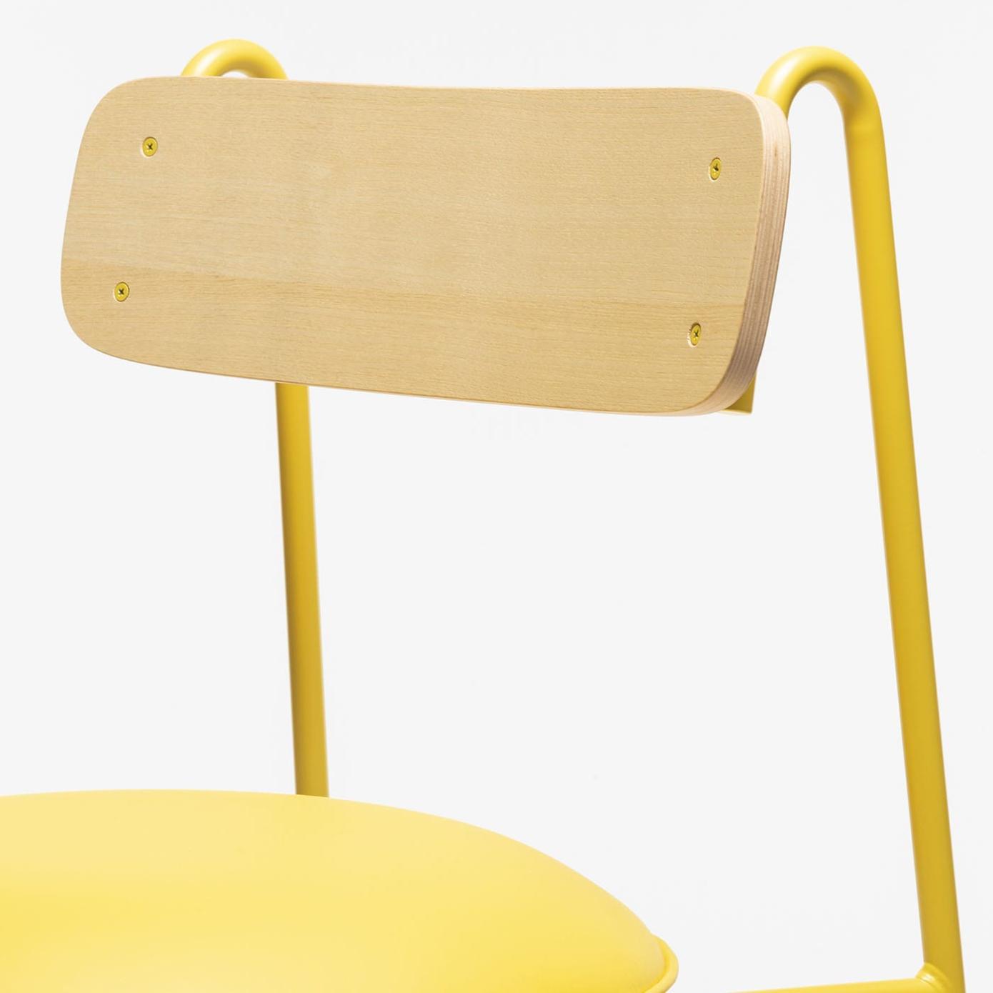 Chaise Lena Jaune en frêne