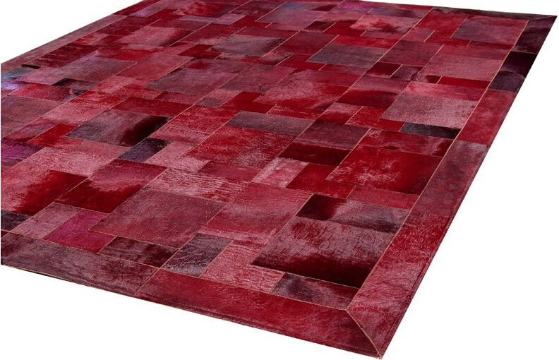 Tapis en peau de vache Puzzle | Taille: 180 × 220 cm