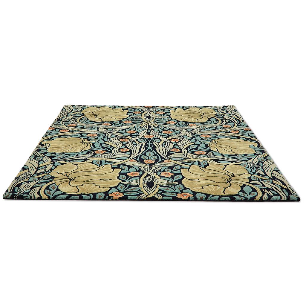 Pimpernel indigo wollen tapijt | Maat: 200 × 280 cm