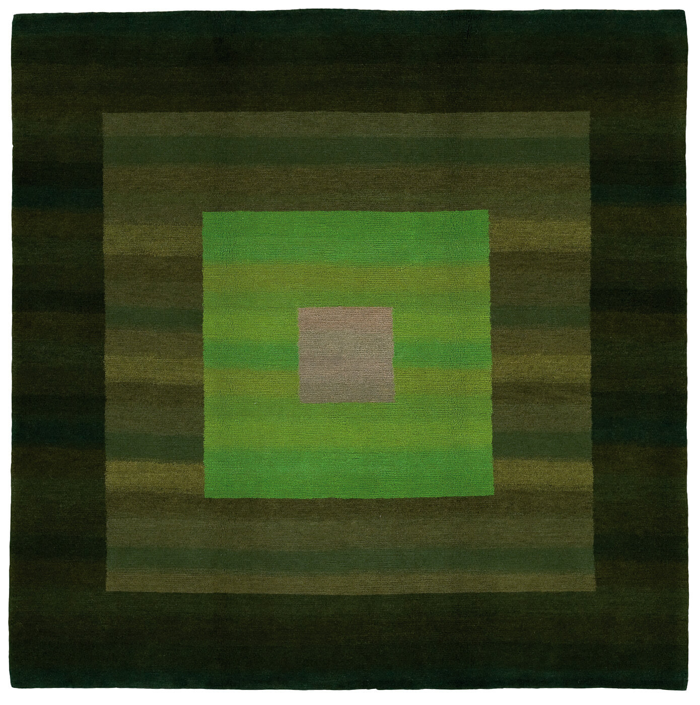 4 Border groen vloerkleed | Maat: 250 × 300 cm
