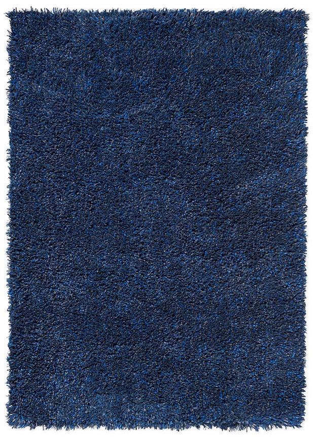 Tapis Sprout Cobalt Eclipse artisanal | Taille: 140 × 200 cm