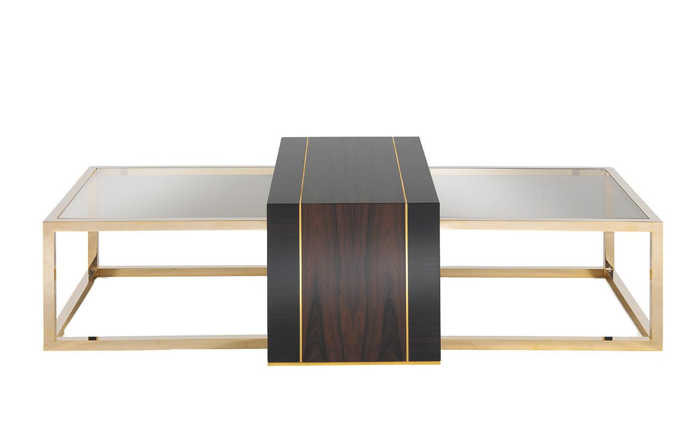 Set van 3 salontafels