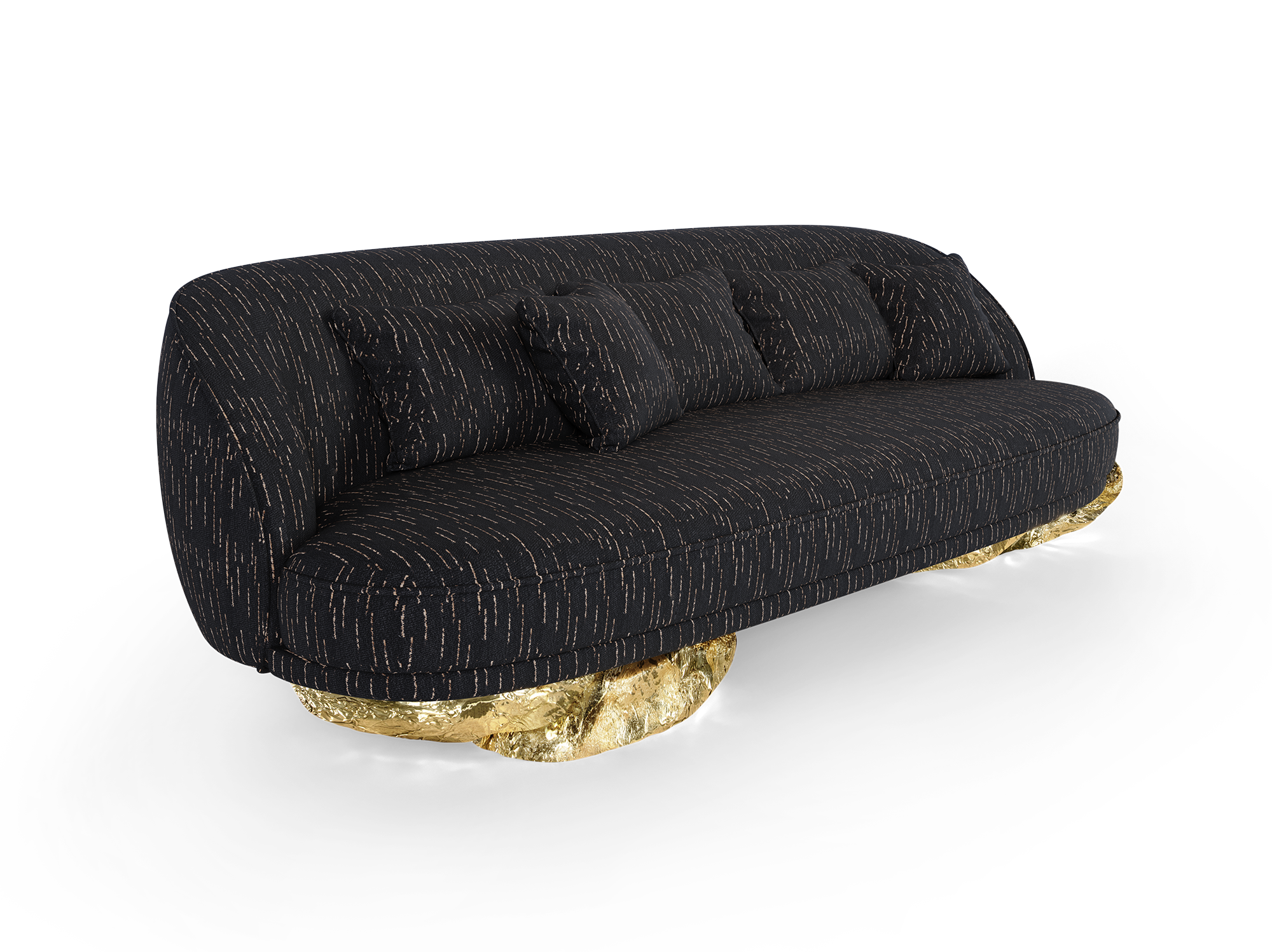 Canapé noir Angora