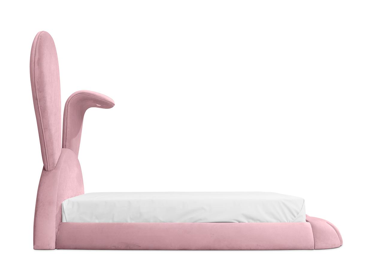 Knuffelig konijn hol bed