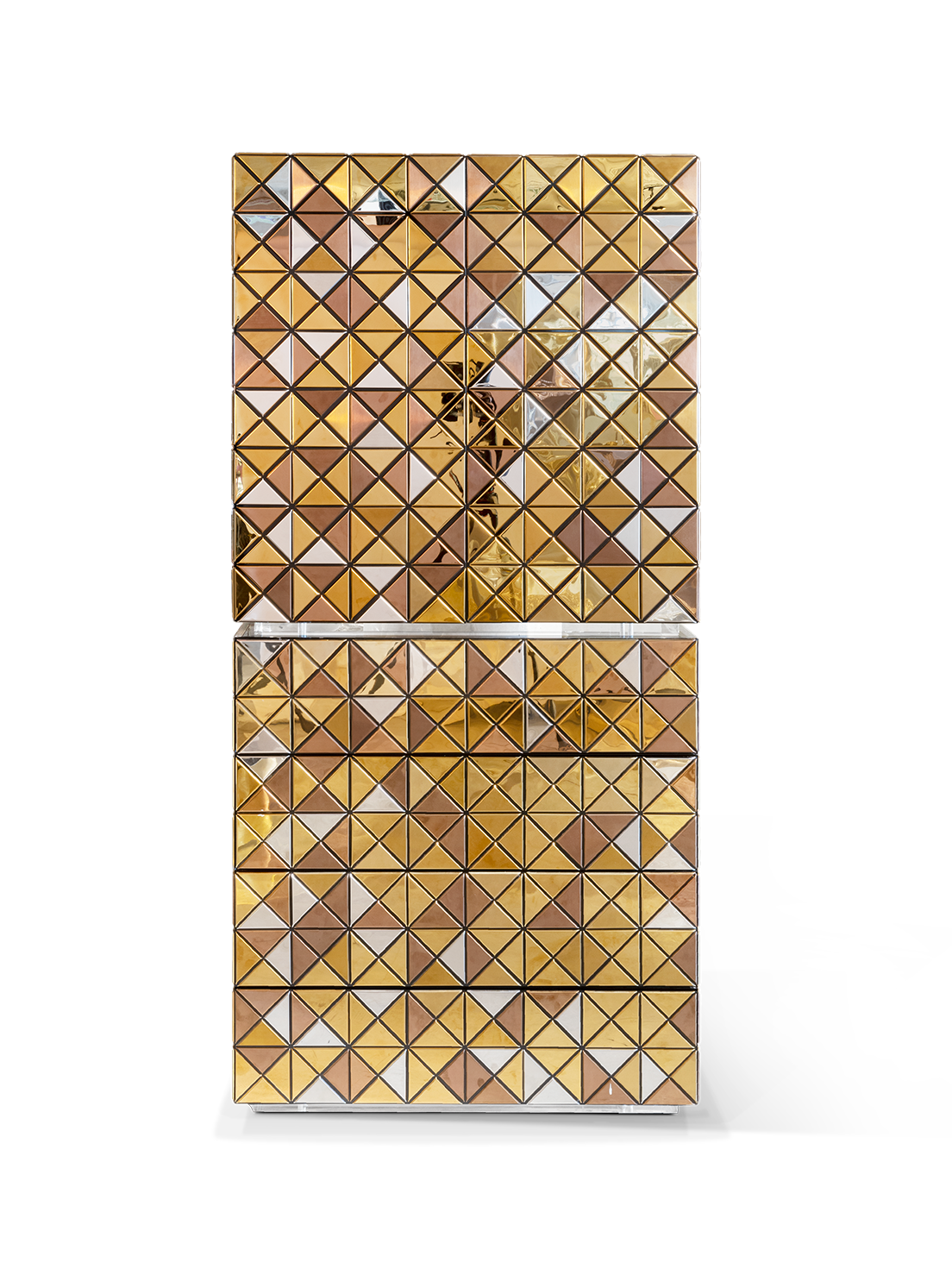 Armoire Mosaic II dorée