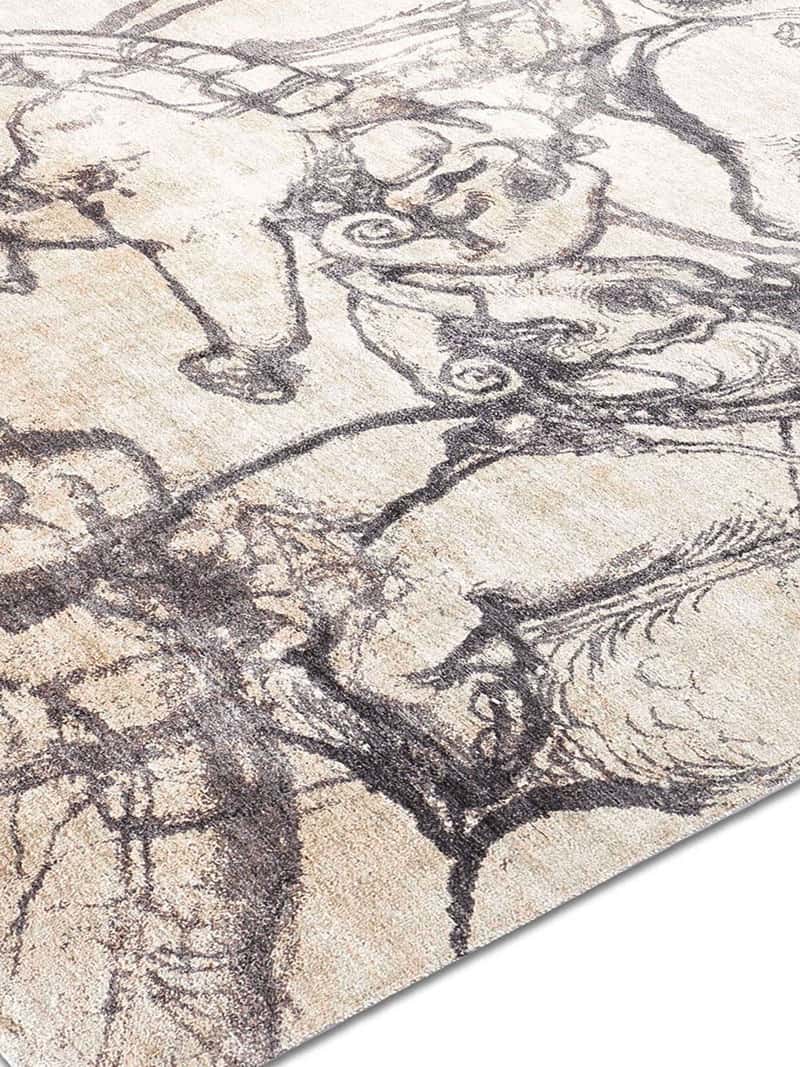 Elephants handgeweven tapijt | Maat: 122 × 183 cm