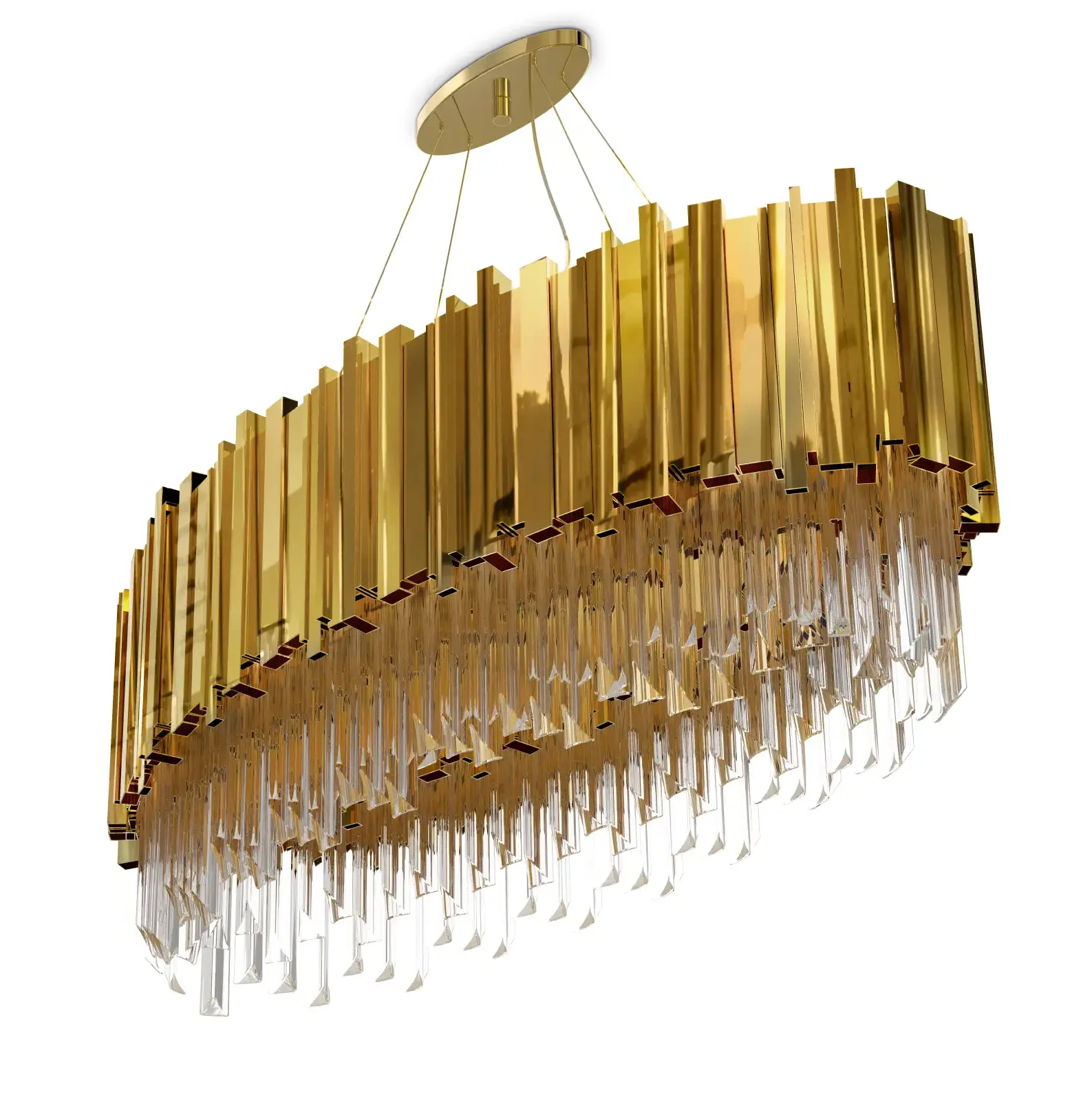 Suspension Imperial ovale