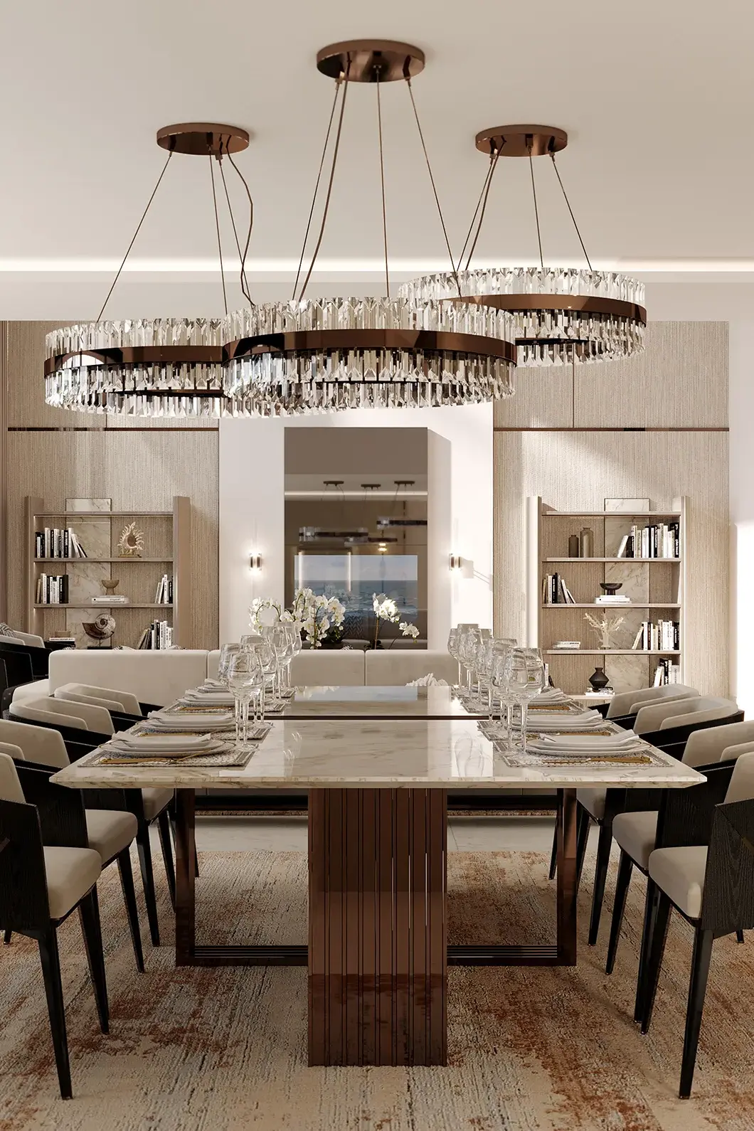 Grande table à manger Whirlwind XL