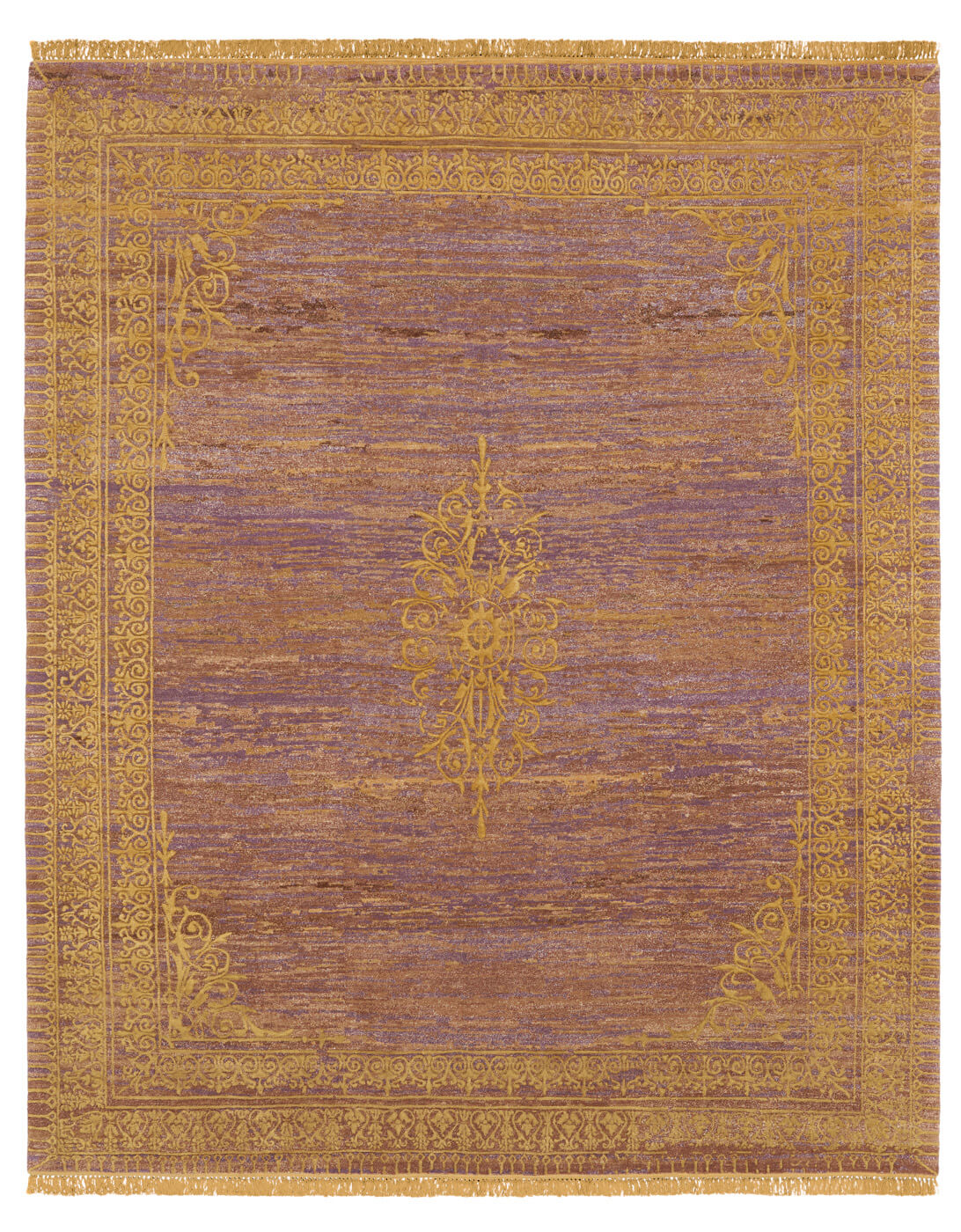 Tapis Ravenna Radi Little Rocked violet beige | Taille: 280 × 360 cm