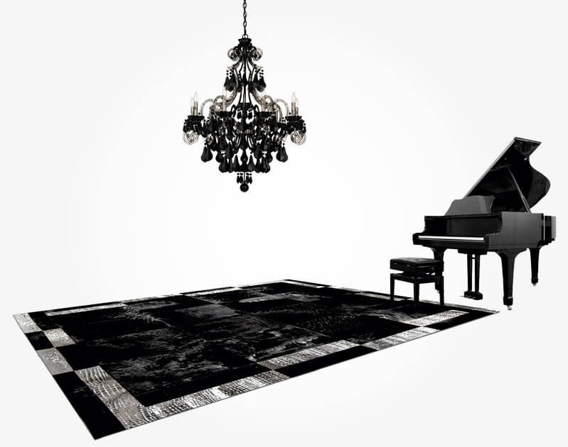 Tapis en peau de vache Vrilissia | Taille: 200 × 280 cm