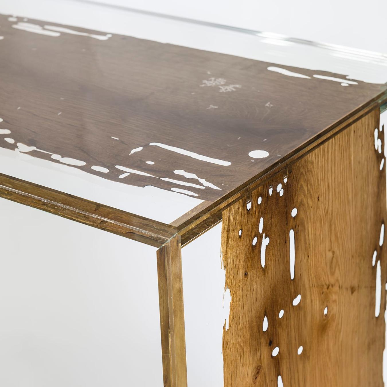 Venezia glazen consoletafel