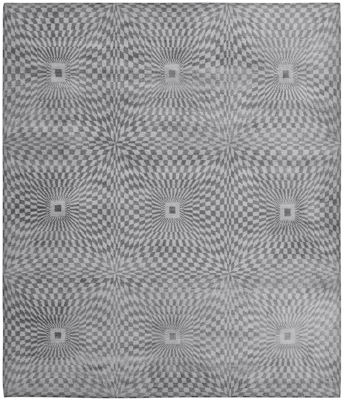 Kaleidoscope grijs tapijt | Maat: 200 × 300 cm