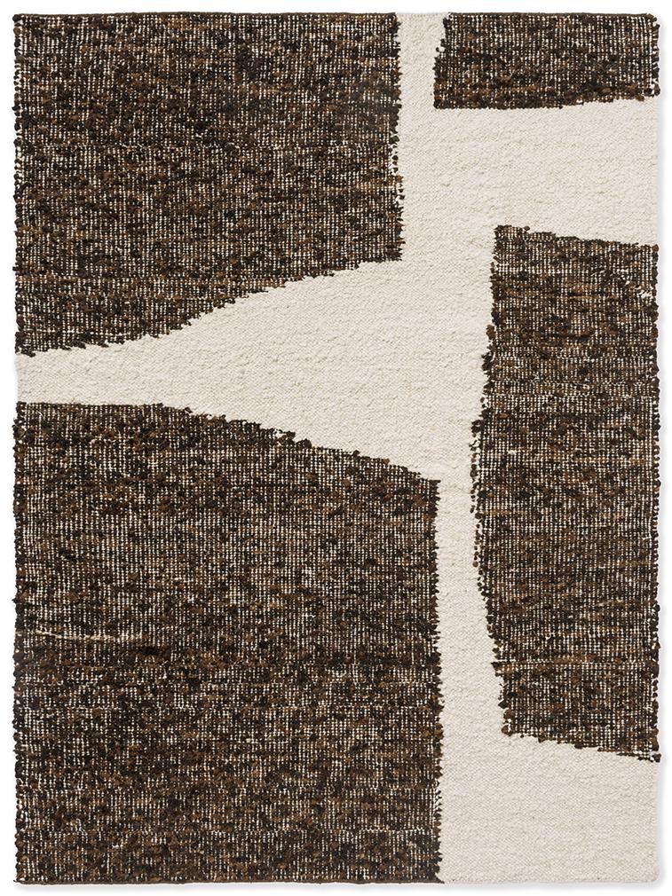 Tapis Craft Fundament chocolat/crème