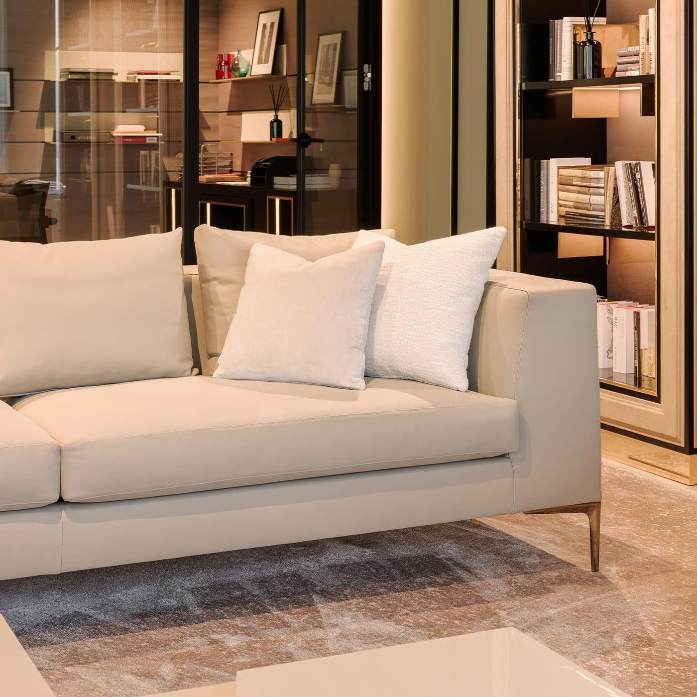 Meredith handgemaakte Italiaanse bank | Afmetingen: B 190 cm | Bekleding: Stof