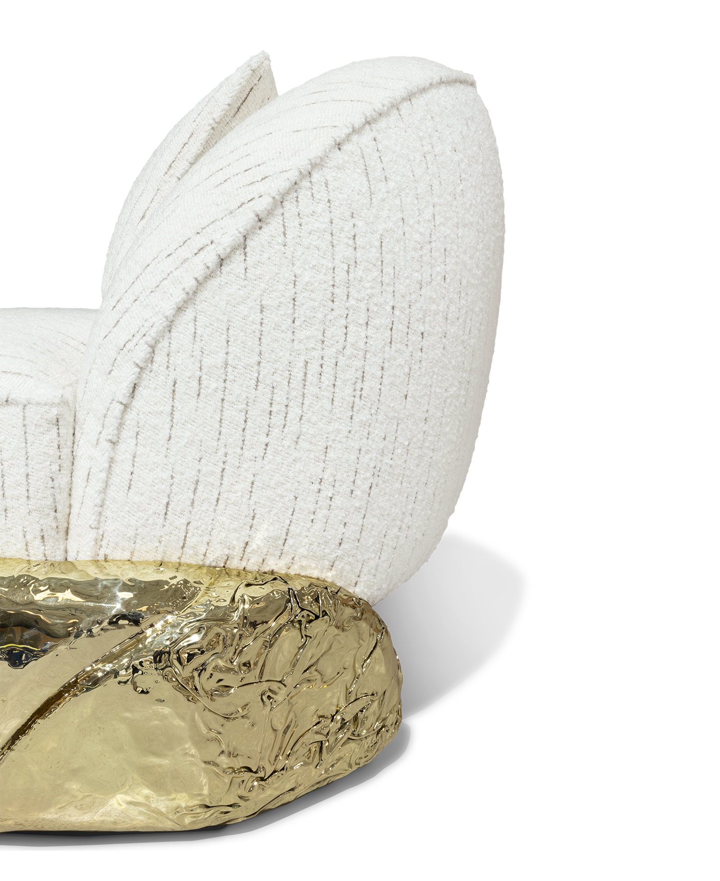 Fauteuil blanc Angora II