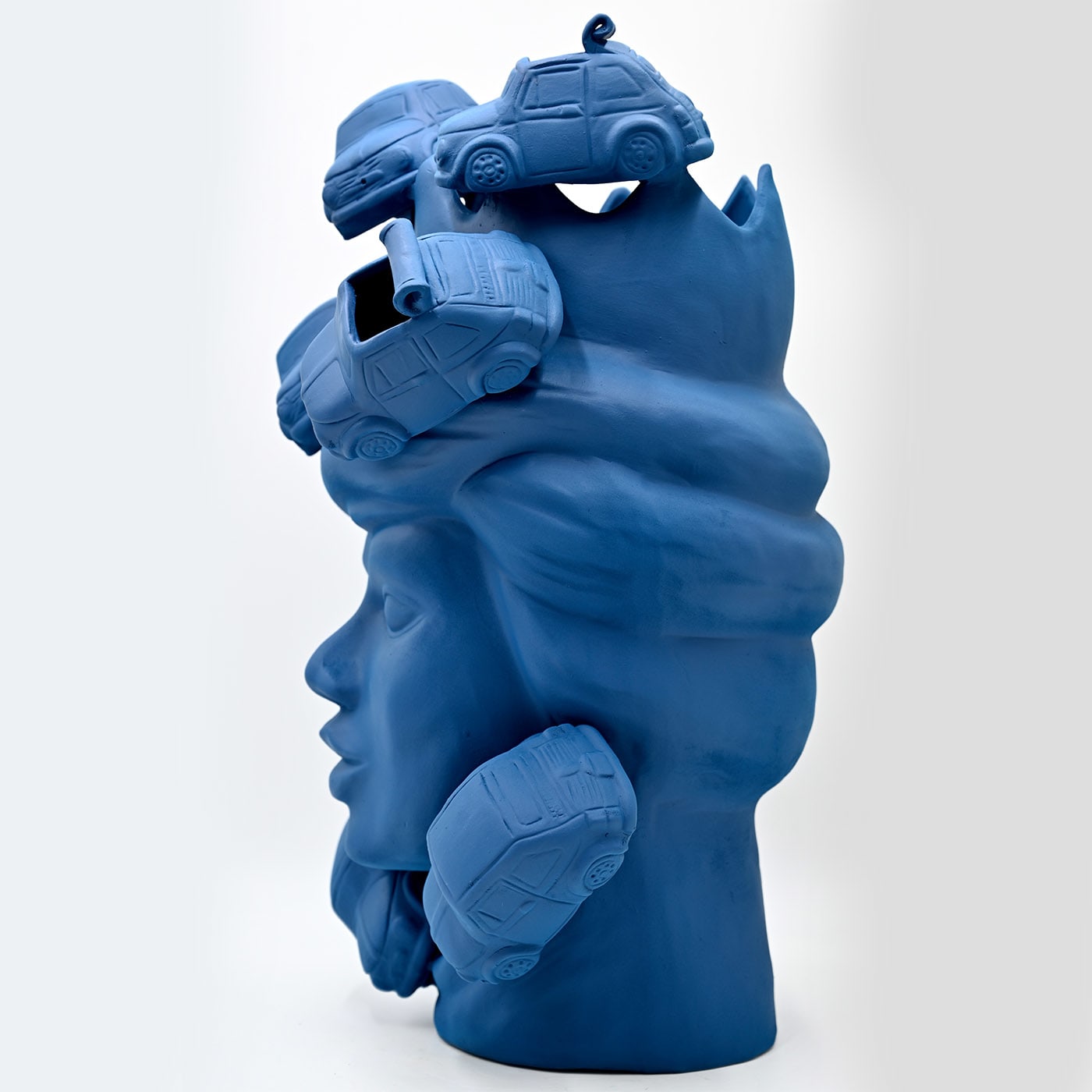 Sculpture mate bleue Moorkop