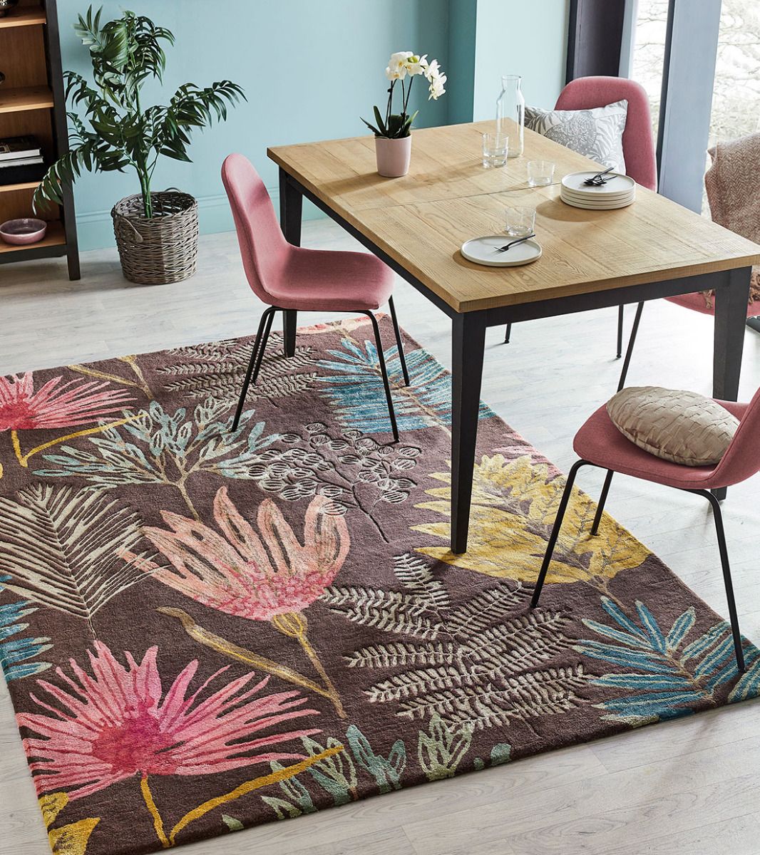 Yassuni cerise tapijt | Maat: 170 × 240 cm