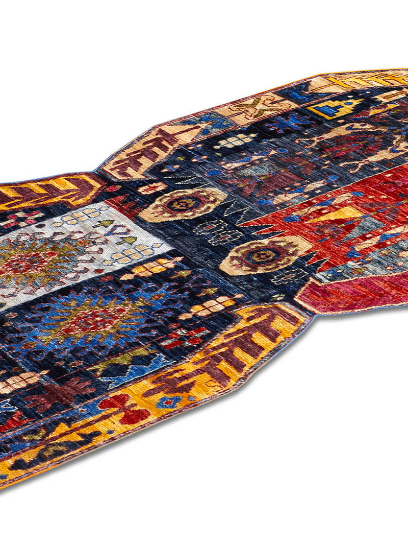 Multishape handgemaakt luxe vloerkleed