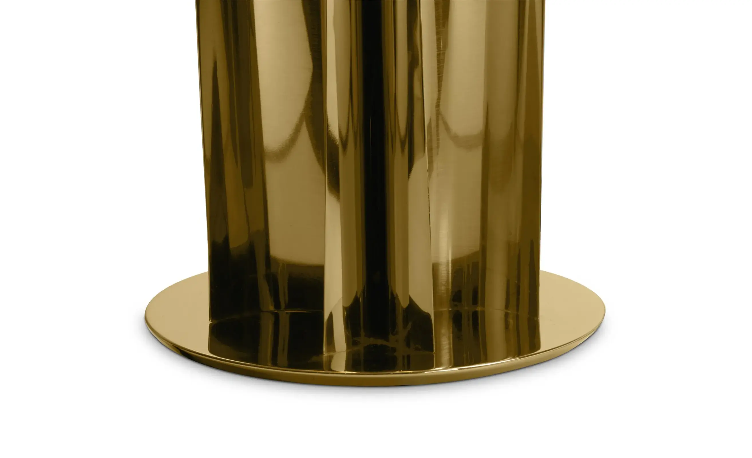 Lampe de table en laiton vieilli