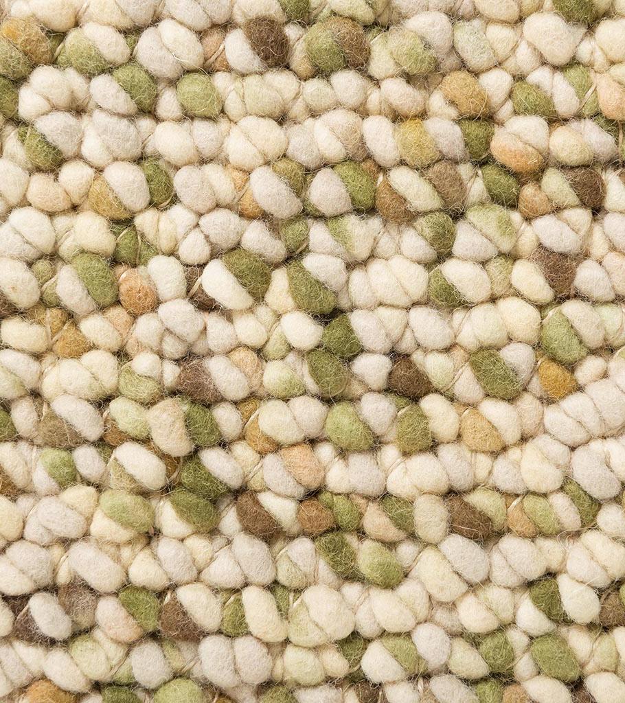 Pebble mosgroen vloerkleed | Maat: 170 × 240 cm