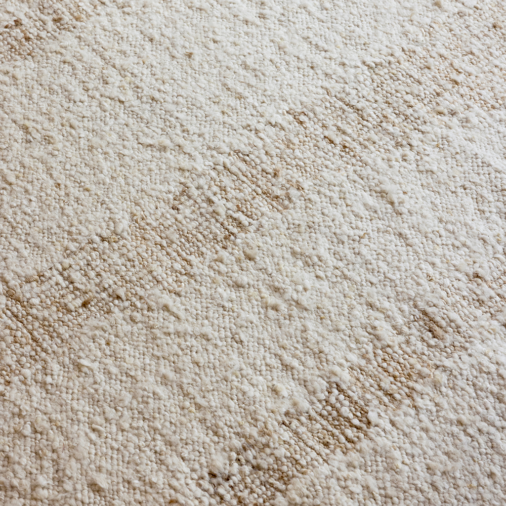 Craft Fundament wolwit tapijt | Maat: 200 × 280 cm