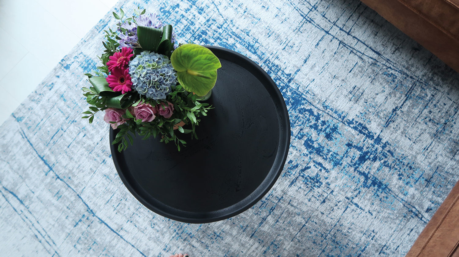California Blue tapijt | Maat: 200 × 280 cm