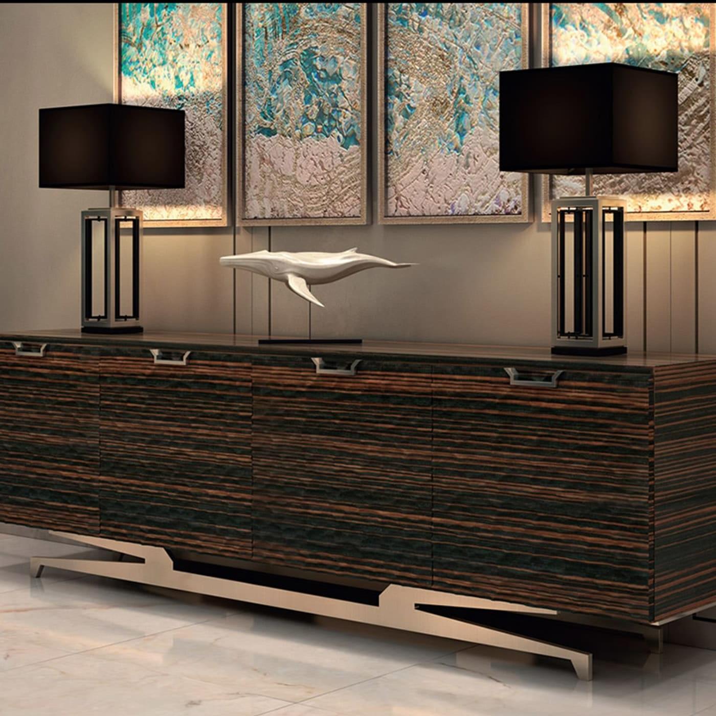 Wall Street Italiaans dressoir | Afwerking: Mat fineer | Afmetingen: B 187 × D 53 × H 78 cm