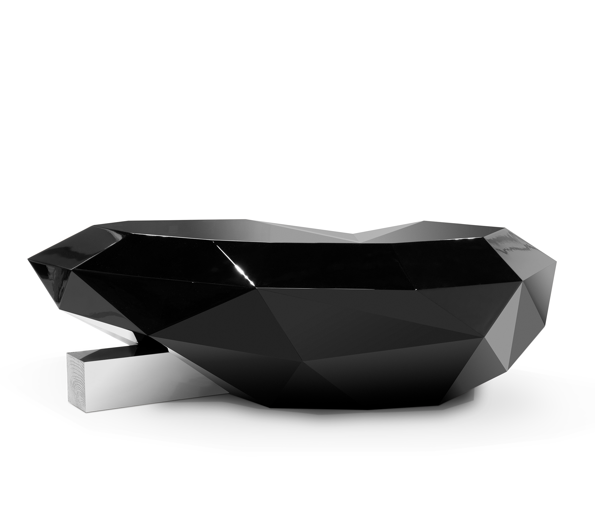 Prism zwarte salontafel