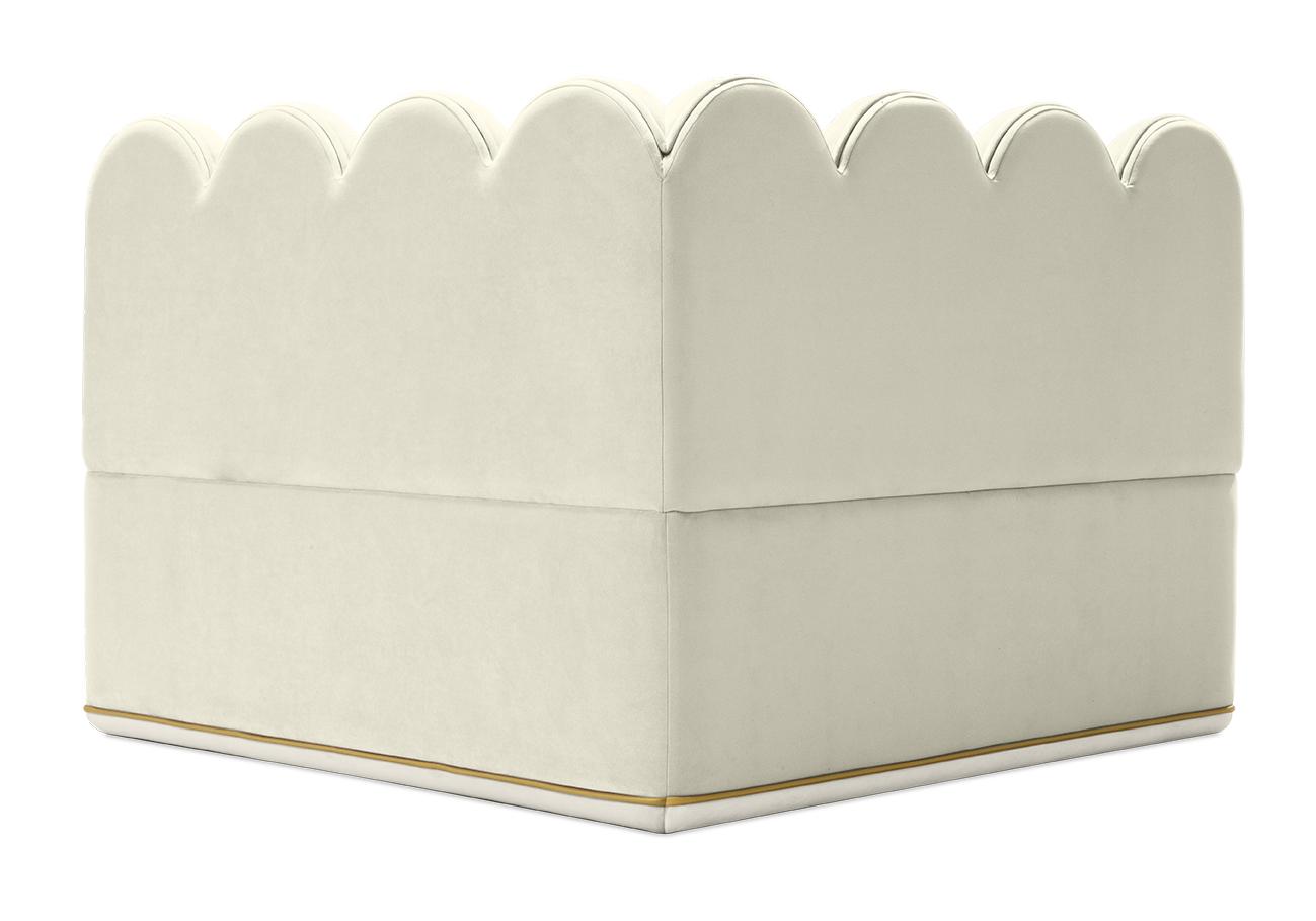 Pluizige wolk snoep bank